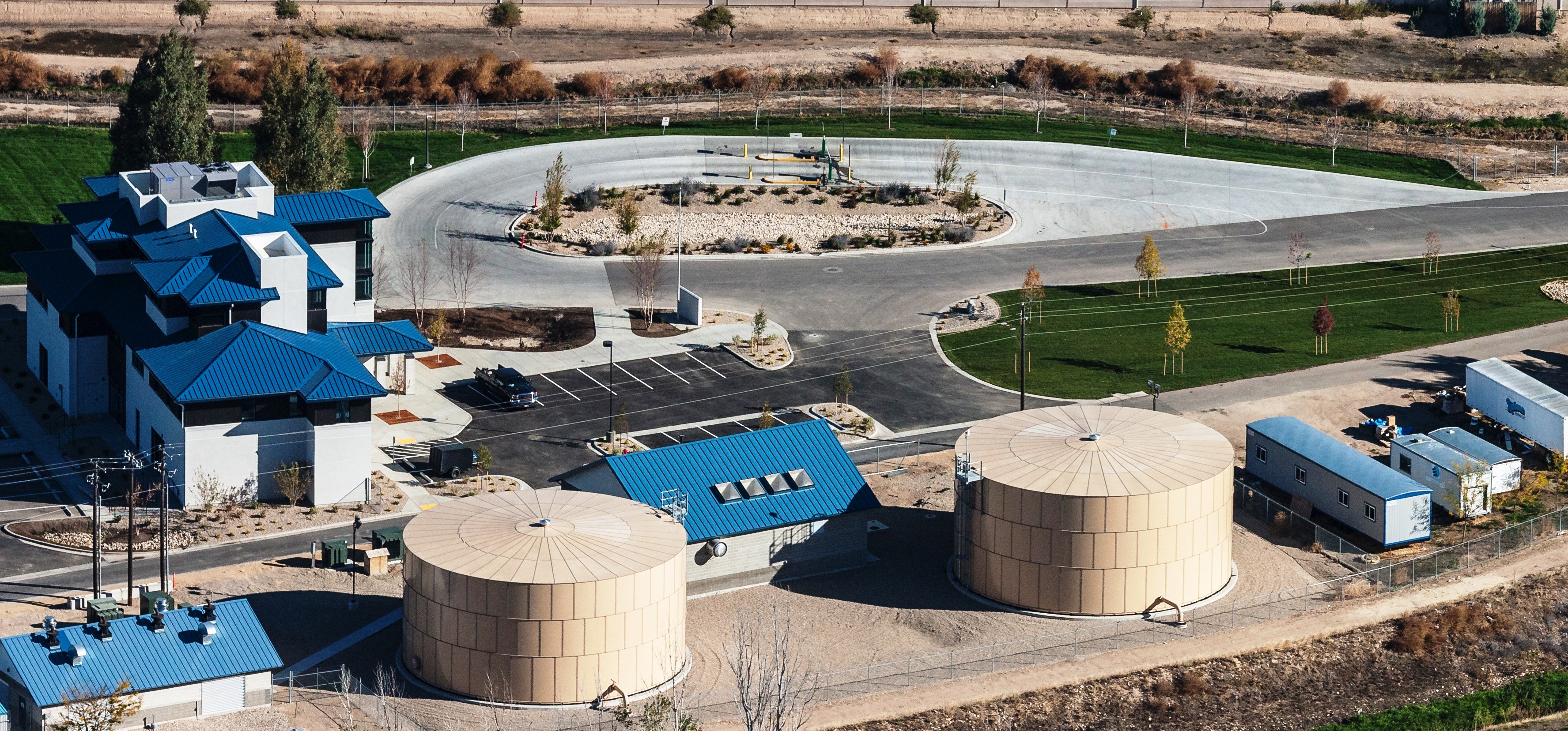 Areial view of the City of Meridian RV Dump site